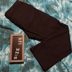 Lee Black Jeans Size 12S NWOT